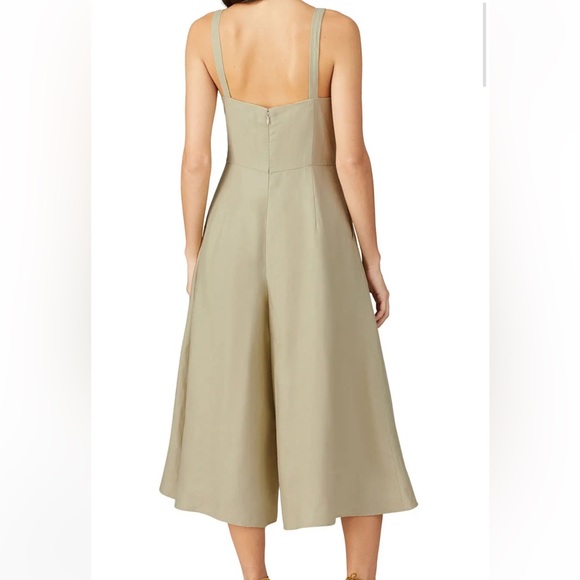 Club Monaco size 2 green wide leg jumpsuit - Picture 3 of 12